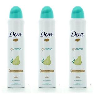 Lot de 3 DOVE Déodorant Spray  Go Fresh Poire