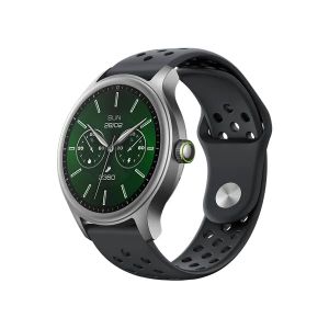 Oraimo Montre Connectée Écran HD 2,01" – Appels Bluetooth, Suivi Santé (SpO2 / Pouls) & Autonomie 7 Jours - Watch 6R Noir