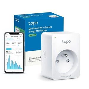 TPLink Prise Connectée Tapo P110 Prise intelligente, Contrôle des appareils à distance, Economie d'énergie, Suivi de consommation