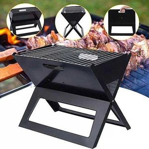 Portable Barbecue au charbon Pliant Barbecue Grill En Acier