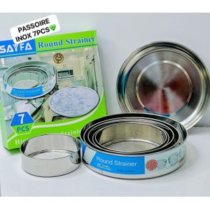 Passoire inox 7 pcs