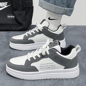 GLARPEBIE Chaussures décontractées pour hommes Baskets de mode pour hommes en rétro classique  - Gris
