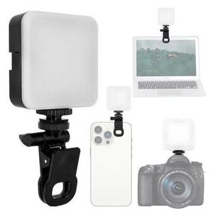Pocket video light rotatif avec pile mini selfie ring light