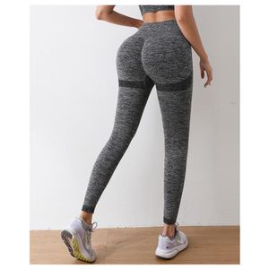 CALLIARA Leggings de yoga taille haute relevants, pantalons de sport sans couture pour fesses de pêche, leggings de sport serrés et élastiques