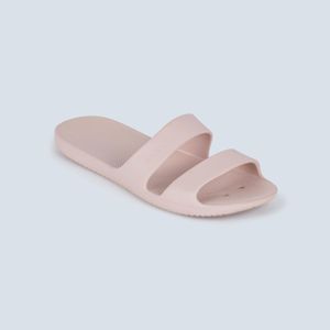 Sandale claquette piscine femme slap 100 basic rose