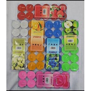 bougies chauffe-plat parfumées mulit core 12 piece