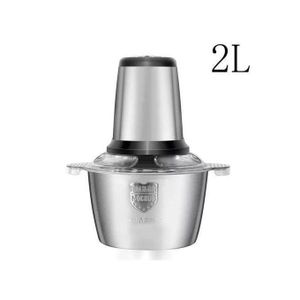 Hachoir à Viande Electrique - Inox - 2 Litres 300W