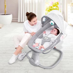 Transat-Berceau automatique pour bébé Mastale, Balançoire métallique 3 en 1 réglable, capacité 15 kgrs, Garantie 1 an