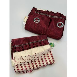 Rideau 2 pcs   Paquet 3 mètre 