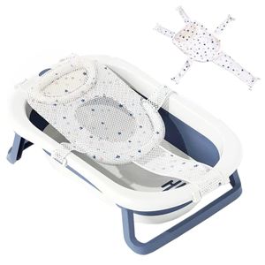 Filet de bain pour bébé « Ciel étoilé » à boucle 5 points - L'aide au bain ultime : Cadre de soutien, transat de baignoire, coussin flottant et support de bain