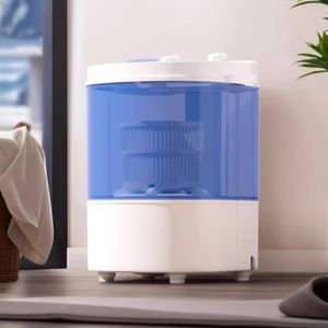 Mini machine à laver portable avec essoreuse, semi-automatique, capacité 36L 