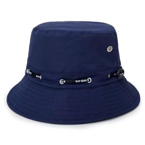 Bob Chapeau été felte bucket hat bleu foncé