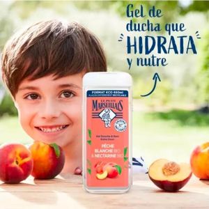 Le Petit Marseillais Gel douche pêche Blanche bio et Nectarine bio 650 ml