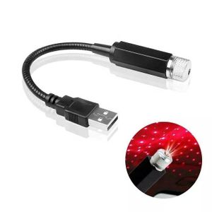 Projecteur d'ambiance LED USB réglable, décoration intérieure romantique, effet laser étoilé, projecteur d'étoiles USB pour voiture