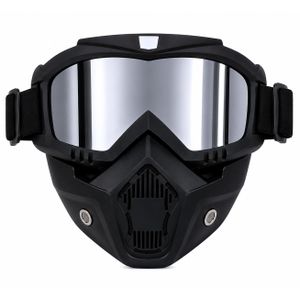 Moto de motocross anti poussière,lunettes de moto réglable,respirantes ,protection intégrale du visage ,pour moto tout-terrain 