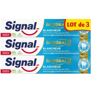 SIGNAL Lot de 3 Dentifrices 75 ml – Intégral 8 Blancheur