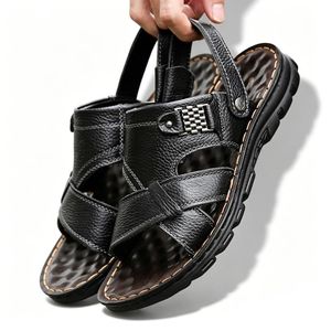SHJO Chaussures Homme Été Casual Légères et Confortables Durables en PVC Noir