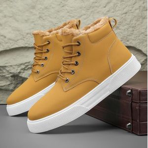 Chaussures velours semelle épaisse décontractées confortables hommes