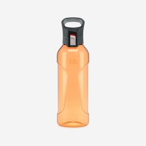 Quechua Gourde 500 ecozen® 0,8l avec bouchon ouverture rapide pour la randonnée - Orange