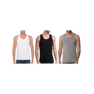 Pack de 3 Sous-vêtements Débardeurs Homme - Blanc/Gris/Noir