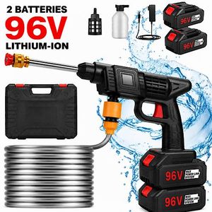 Pistolet nettoyeur haute pression sans fil, avec 2 Batterie de 96v