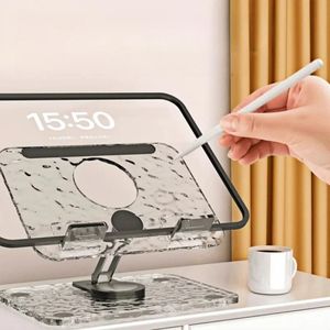 Support frigo transparent 