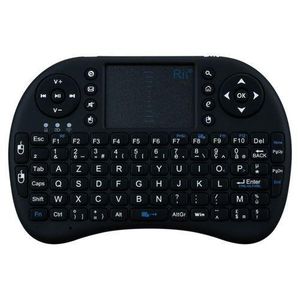 2.4GHz mini clavier rétroéclairé, mini clavier sans fil avec touchpad et touches multimédia