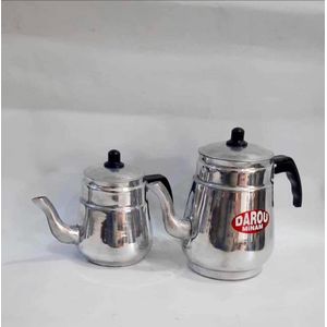Lot 2 théières - Barada - acier inoxydable - 0.25 cl, 1l,