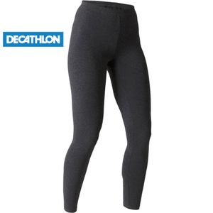 Decathlon Legging 7/8 510 piping Fitness femme noir/gris by