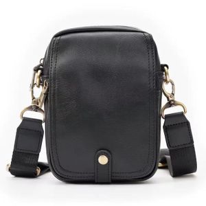 White Label Mini-Sacoche Bandoulière en Cuir Compacte - Pour Téléphone et Essentiels