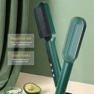 Brosse lisseur cheveux - multicouleur