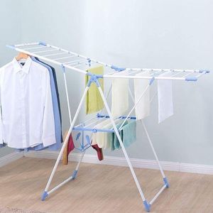 Séche linge rétractable étendoir pliable ailes latérales