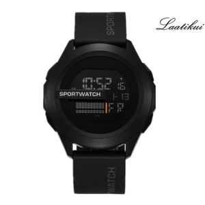 Laatikui Montre hommes montre enfants sport imperméable LED numérique électronique extérieur montre