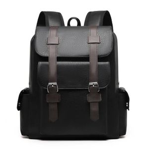 Sac à dos unisexe grande capacité avec de multiples poches, style neutre, idéal pour les voyages, le travail et les déplacements quotidiens, avec double bandoulière pour ordinateur portable.