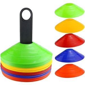 50 cônes en forme de disque pour l’entraînement - Football - Terrains