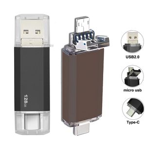 Clé USB de multi port 4en1 32 Go Android/iPhone/Type-c/USB2.0