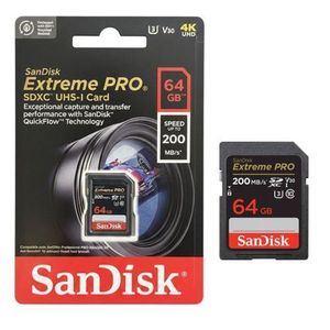 Sandisk Carte Mémoire 64GB Extreme PRO UHS-I SDXC