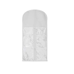 Gen Perruque Sac Couleur blanc , Sac de Rangement pour Perruque Noir , Sac de Rangement Anti-Poussière Portable pour Extensions de Cheveu et Perruques