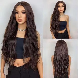 Perruques pour femmes, cheveux longs bouclés, perruques synthétiques pour filles