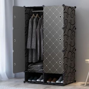 Autre Armoire Rangement Vêtements -Penderie plastique 8 Cube