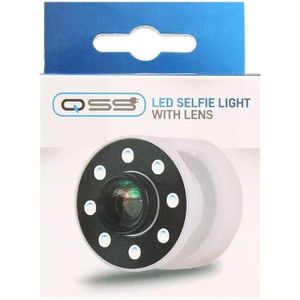Autre objectif fisheye grand angle pour smartphone avec anneau selfie lumineux led  intégré  - QSS 