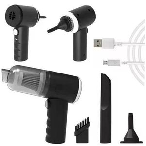 Mini Aspirateur et souffleur De Voiture Rechargeable Portable Sans Fil - Noir