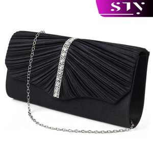 STY Sacs de soirée dame pochette élégante Mini sacs à main sac de décoration en strass minuscule