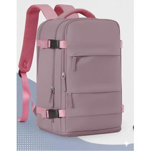 SAC A DOS SIMPLE DE GRANDE CAPACITÉ ROSE