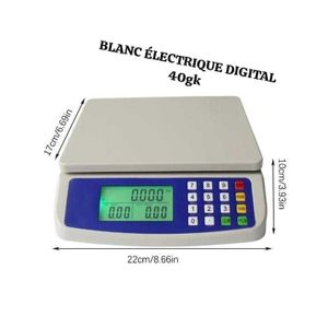 Balance Numérique 40Kg Électronique Commerciale Calcul - Produits Alimentaires Écran LED