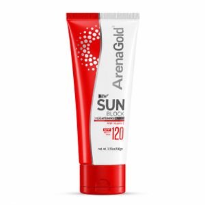 ArenaGold Crème Solaire Éclaircissante SPF 120++ (100g)