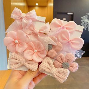 10 élastiques à cheveux sans couture pour tout-petits/fillettes Pour queues de cheval – Rose