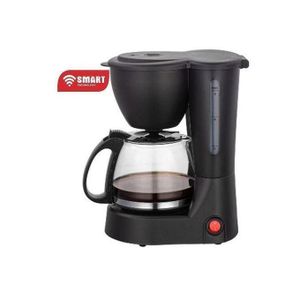 SMART TECHNOLOGY Machine à café (STPE-5206U) – Noir – 0,6 Litres / 6 tasses – 550-600 W – Fonction Anti-goutte
