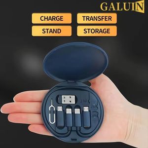 GALUIN Ensemble de câbles de données multifonctions avec boîte de rangement pour conversion USB