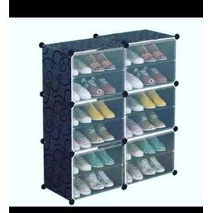 Rangement Chaussure en Plastique 24 paires